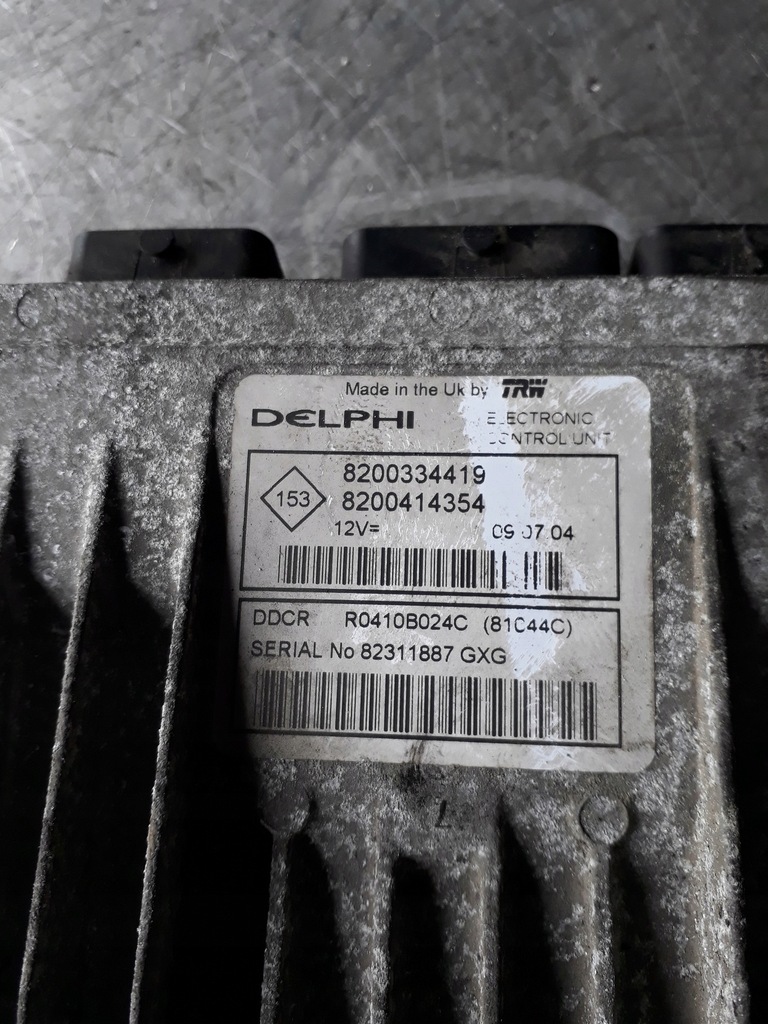 фото №2, Блок керування двигуна renault megane ii 1.5 dci