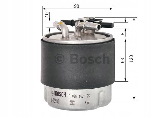 Фільтр пального bosch f026402125 Ціна