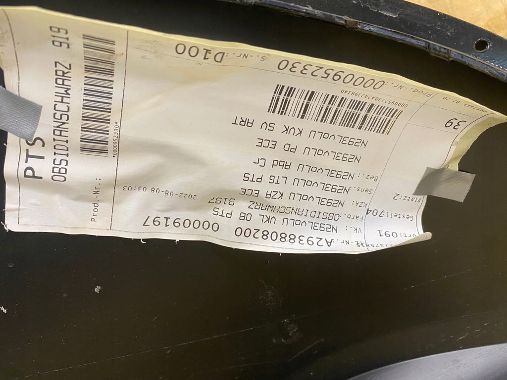 фото №8, Mercedes eqc amg a2938859900 бампер перед передній