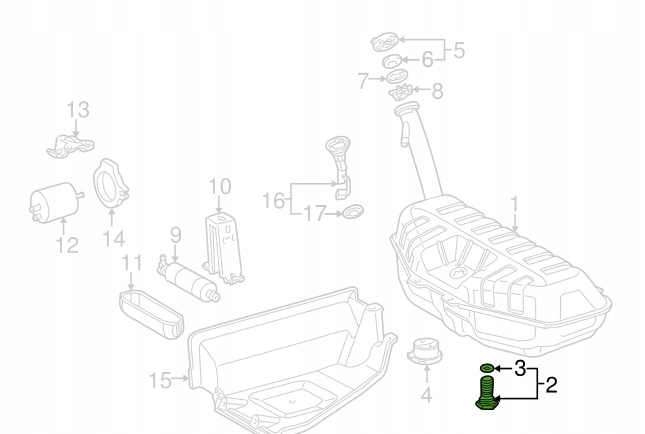 Mercedes benz e w124 фильтр топлива a1114700686 оригинальный Киев