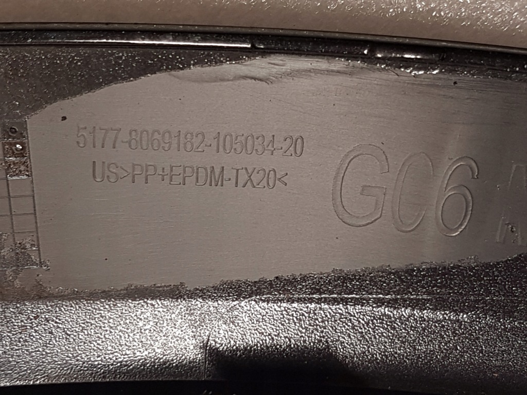 фото №9, Молдинг крыла правый перед bmw x6 g06 m-pakiet 8069182