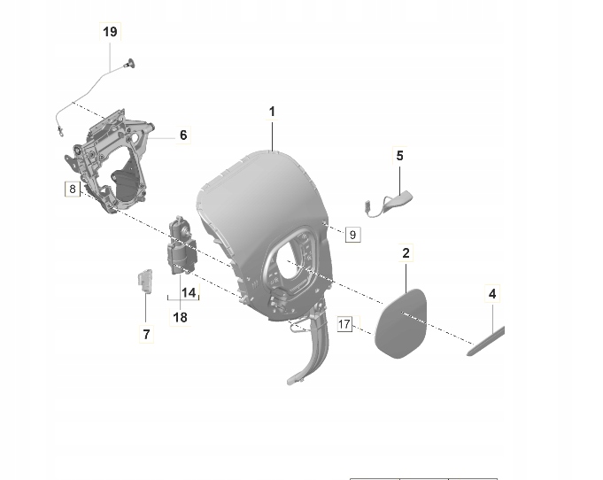 фото №1, Штекер заряджання porsche taycan 9j1821941f