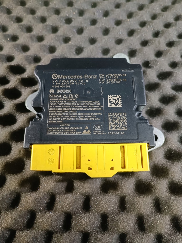 фото №1, 2069004315 модуль блок управления подушка безопасности mercedes w206