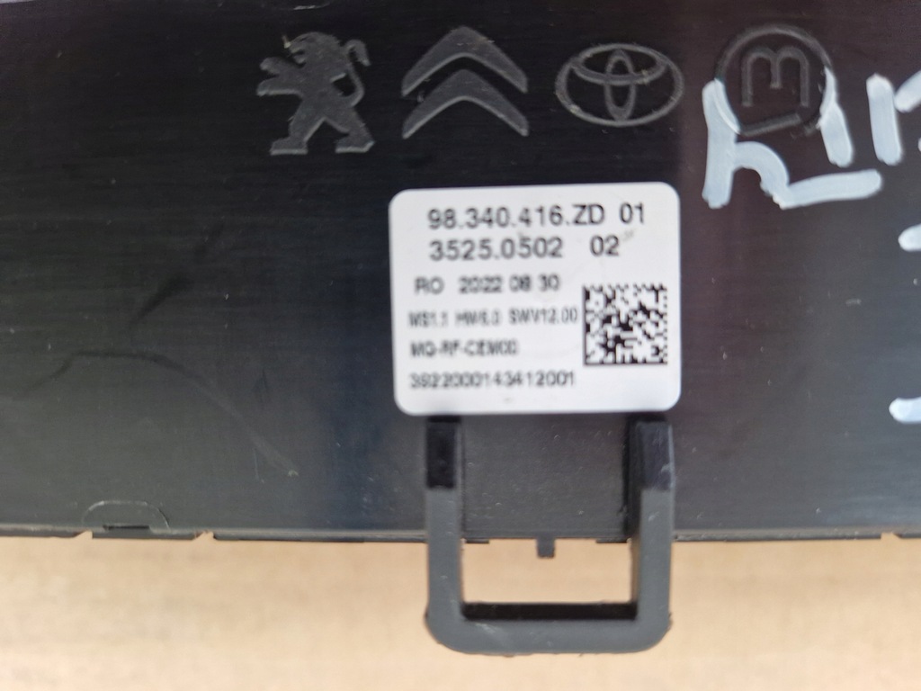 фото №3, Proace jumpy berlingo iv rifter - панель кондиционера