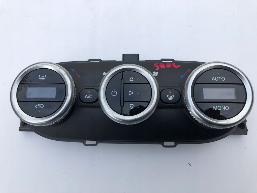 фото №1, Fiat 500l панель керування вентиляція клімат-контроль