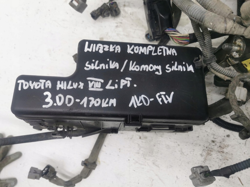 фото №10, Жгут отсек двигателя toyota hilux viii lift 3.0d