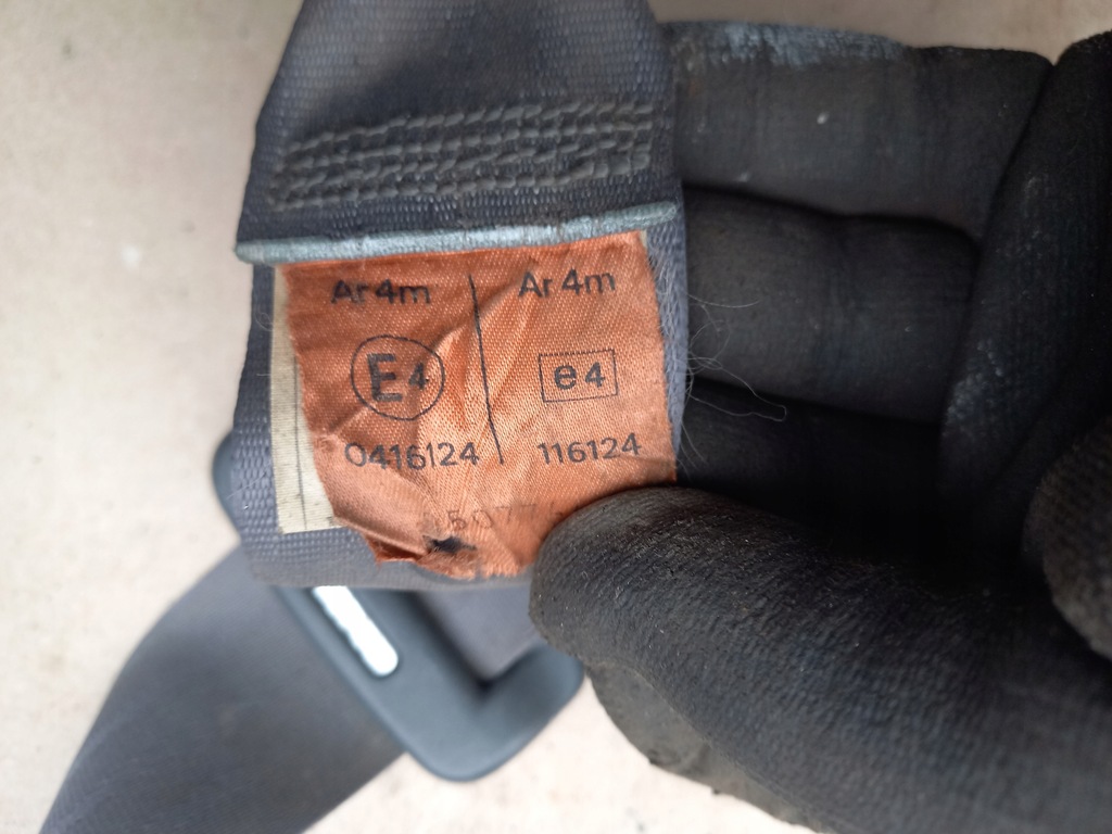 фото №12, Toyota corolla e9 87-92 pas ремені безпеки задня 3d hb