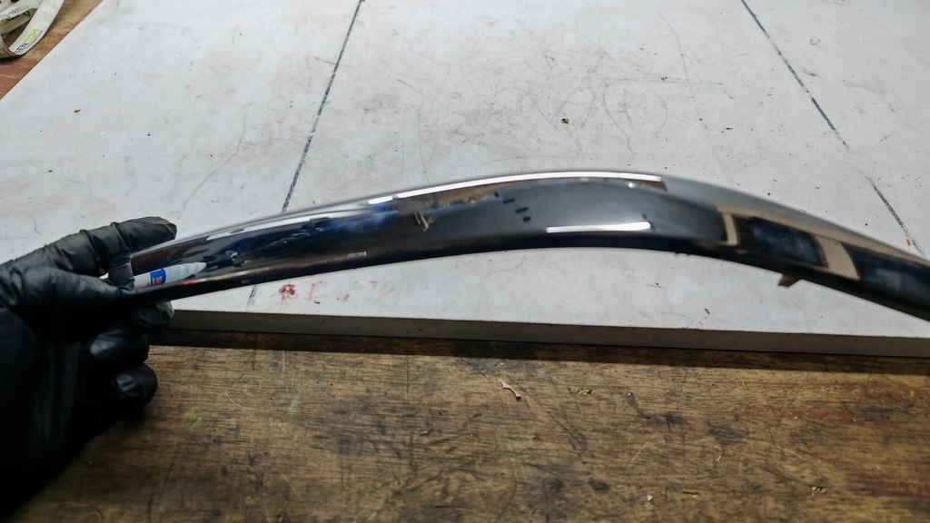 фото №9, Молдинг хром бампера лівий задня оригінал mercedes x204 glk a2048851921