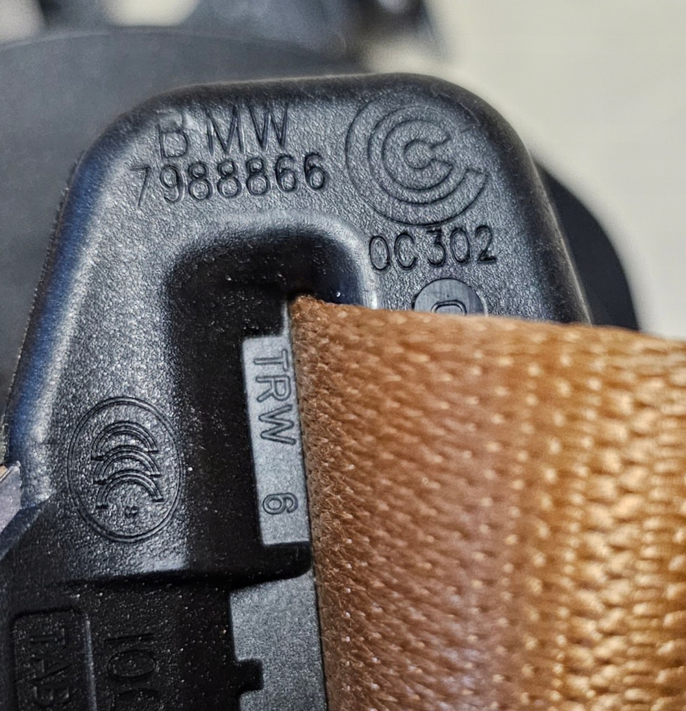 фото №5, Bmw 7 g11 g12 pas безопасности правый перед caramel 7988866