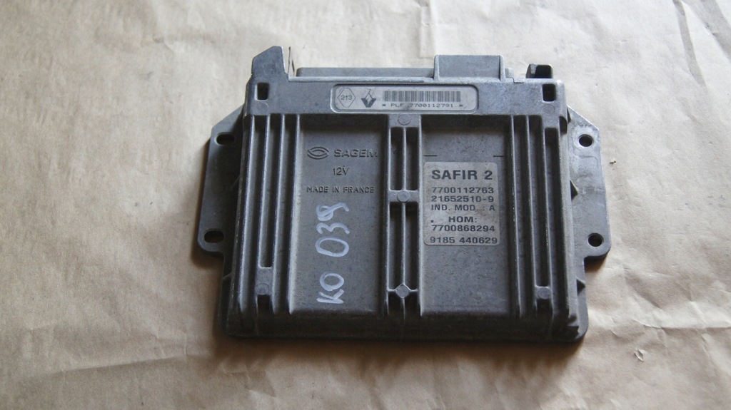 фото №1, Clio ii 1,2 8v бортовий комп'ютер двигуна