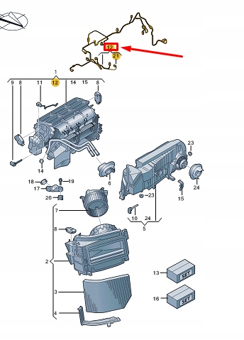 фото №1, Audi e-tron gt air кондиціонер harness rhd 971971565c