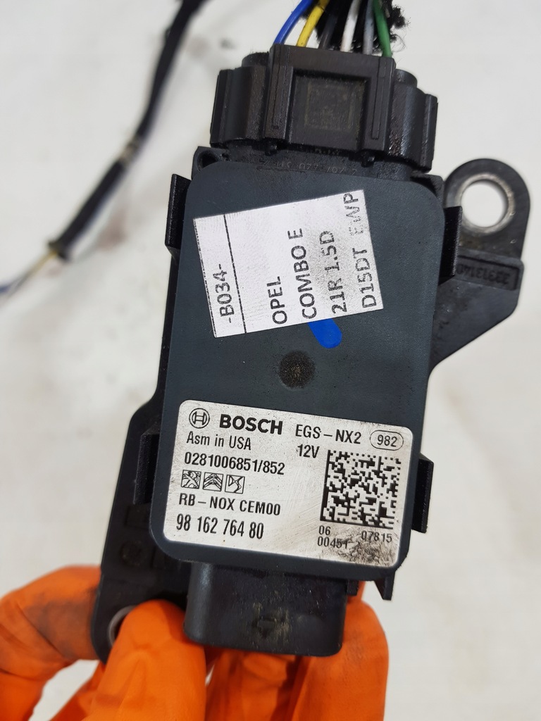 фото №5, Датчик лямбда-зонд датчик nox 9816276480 opel combo e berlingo iv 1.5d d15dt