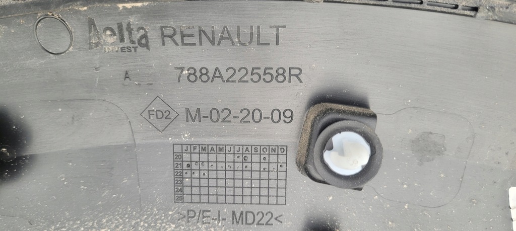 фото №8, Dacia jogger молдинг крила права задня