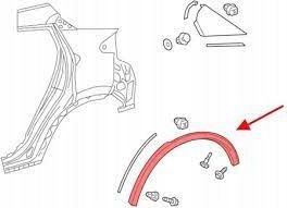фото №1, Org! молдинг крила задня заднього задня ліва lewego toyota ch-r chr 2016-