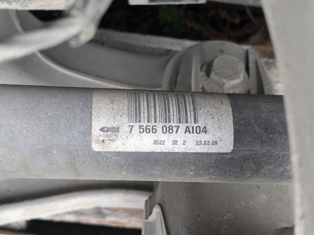 фото №11, Повний підрамник балка задня bmw 7 750i f01 f02 oś поворотна dynamic drive 08-