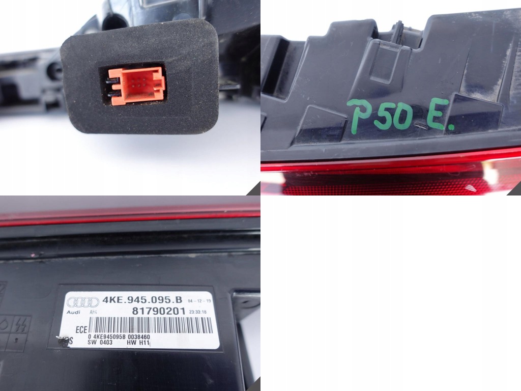 Audi e-tron 4ke 18- фара накладка led задній європа Оригінал