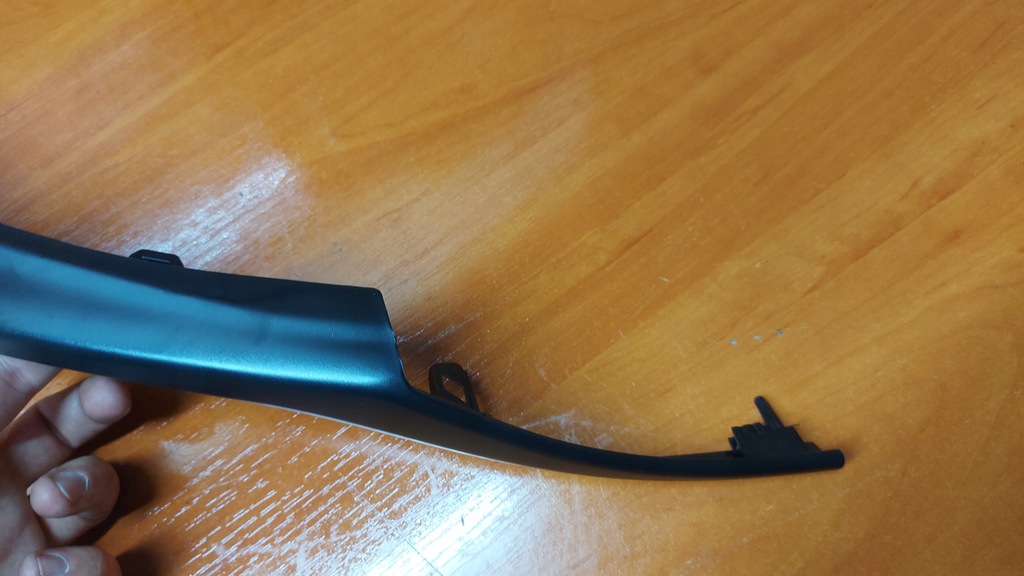 фото №15, Молдинг бампера левый перед toyota camry 23- lift