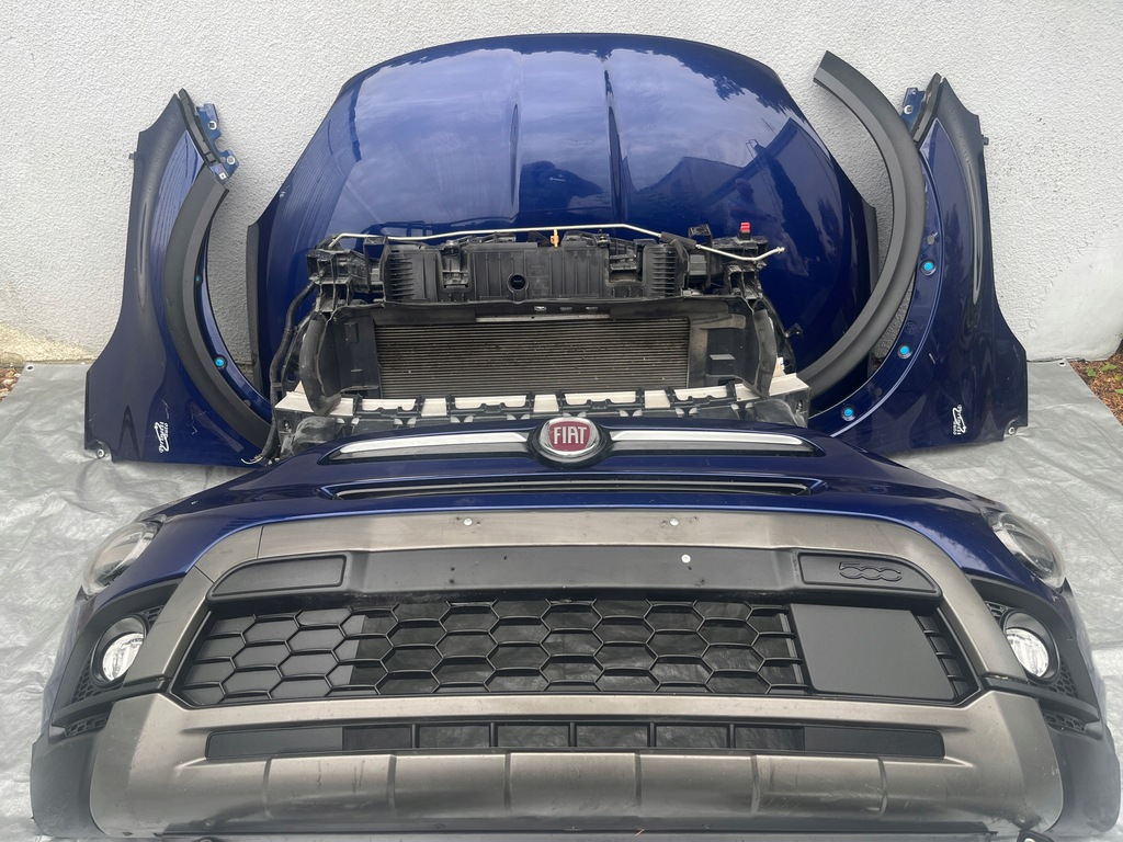 фото №5, Fiat 500x cross lift бампер капот перед kompletny led 2018-