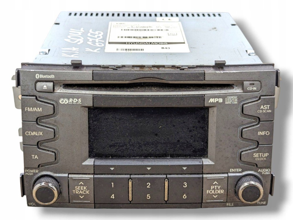 фото №1, Радио автомобильные kia soul am 2010 961402k556alk