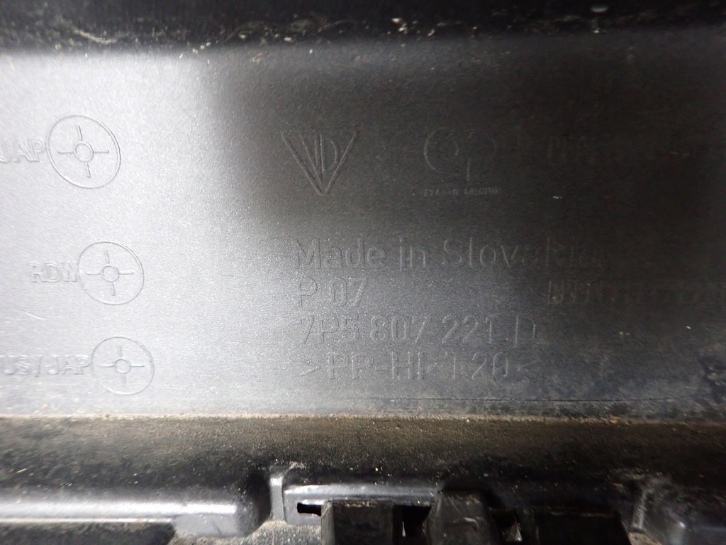 фото №13, Porsche cayenne 7p5 15- lift бампер перед передний спойлер pdc