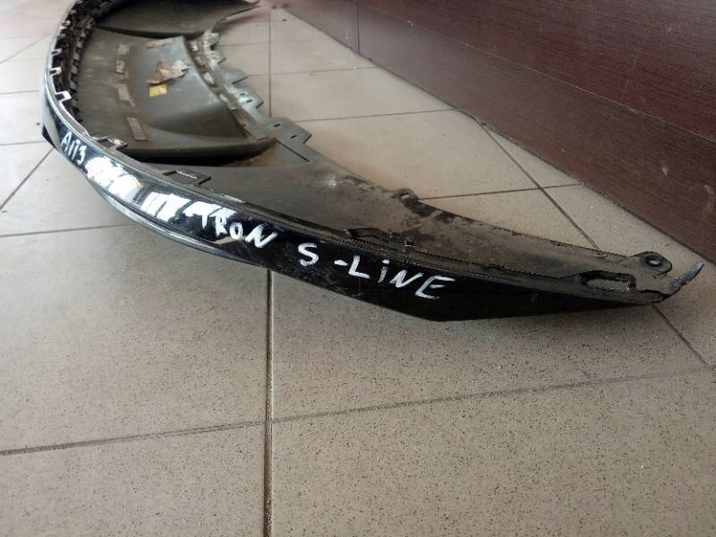 фото №4, E-tron s-line накладка бампера перед