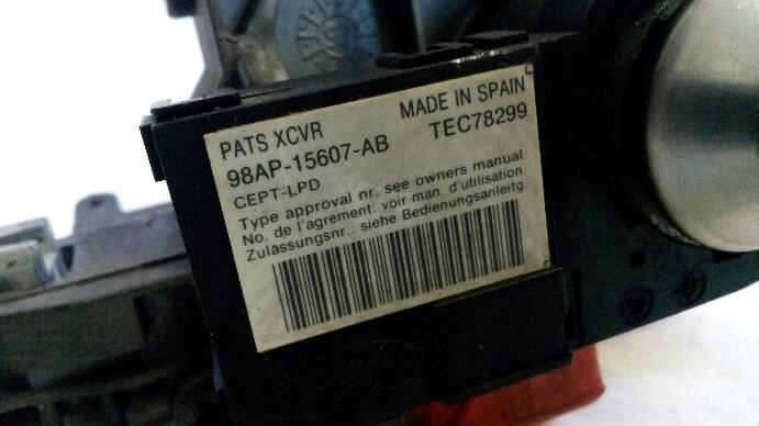 фото №7, Замок зажигания ключ ford fiesta mk4 1,3 b 16v 1997r.