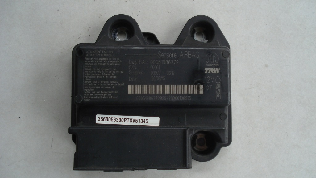 Купити Датчик подушка безпеки 00051986772 93977-d219 fiat