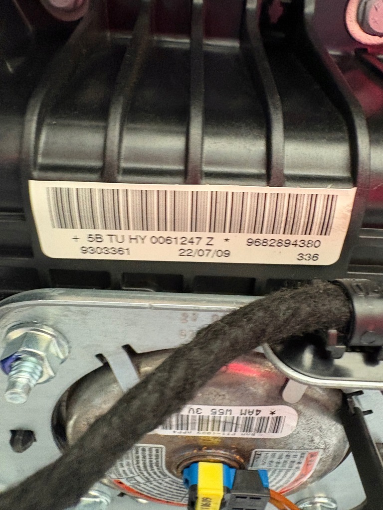 фото №7, Citroen c3 picasso 08- панель приладів приладова консоль подушка пасажира