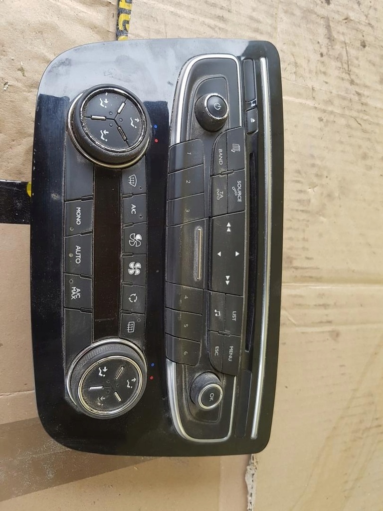 фото №2, Панель радио кондиционера peugeot 508