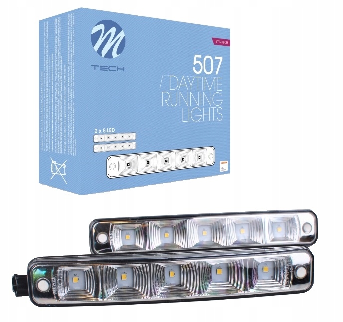 фото №1, Свет do движение dziennej drl osram led 19cm 1000lumen hp507 лампы дневные