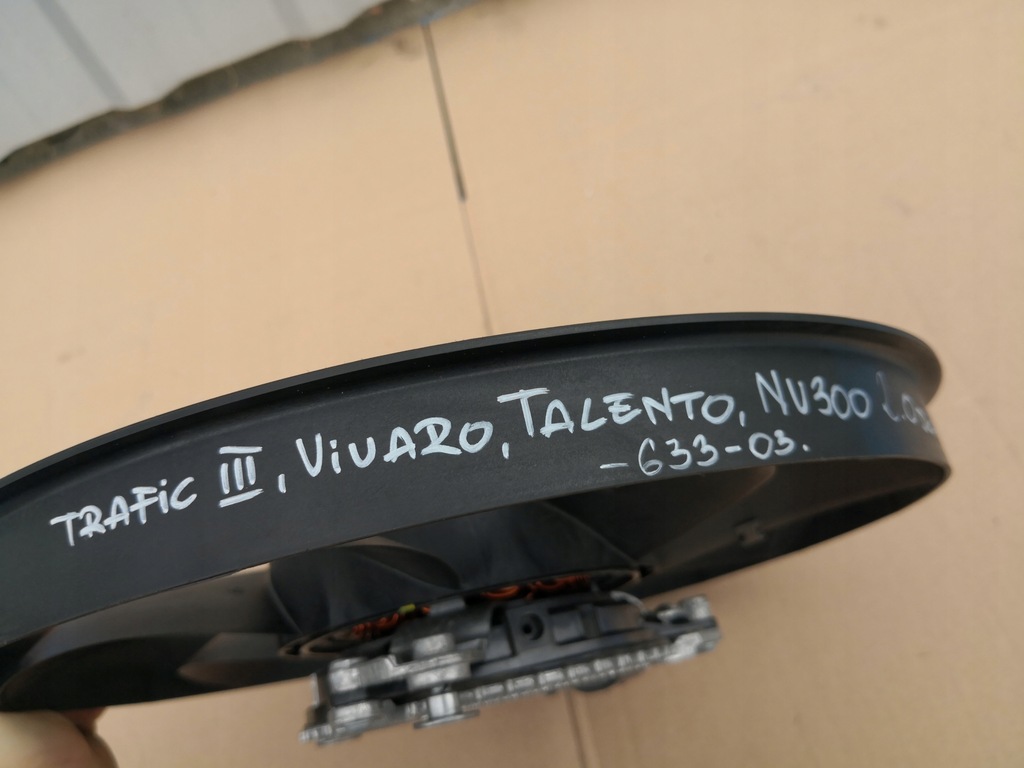 фото №9, Trafic vivaro talento nv300 2.0dci вентилятор 3303