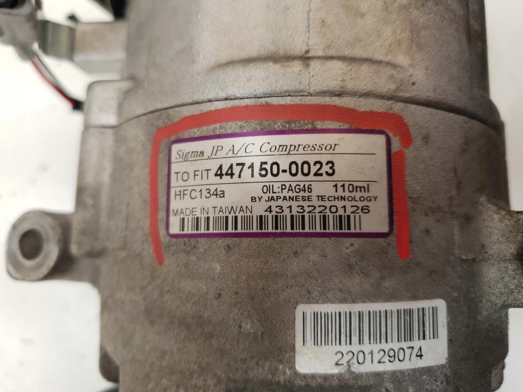 фото №7, Компрессор кондиционера renault scenic iii 1.5 dci