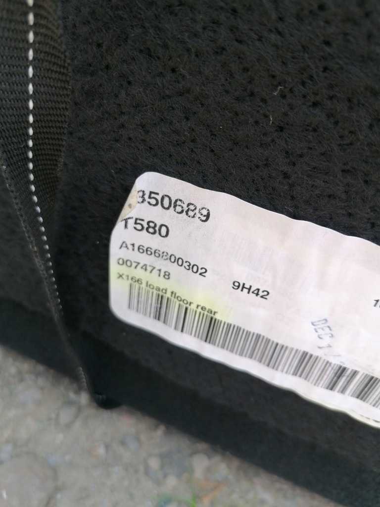 фото №8, Mercedes x166 gl обшивка багажника pas задний