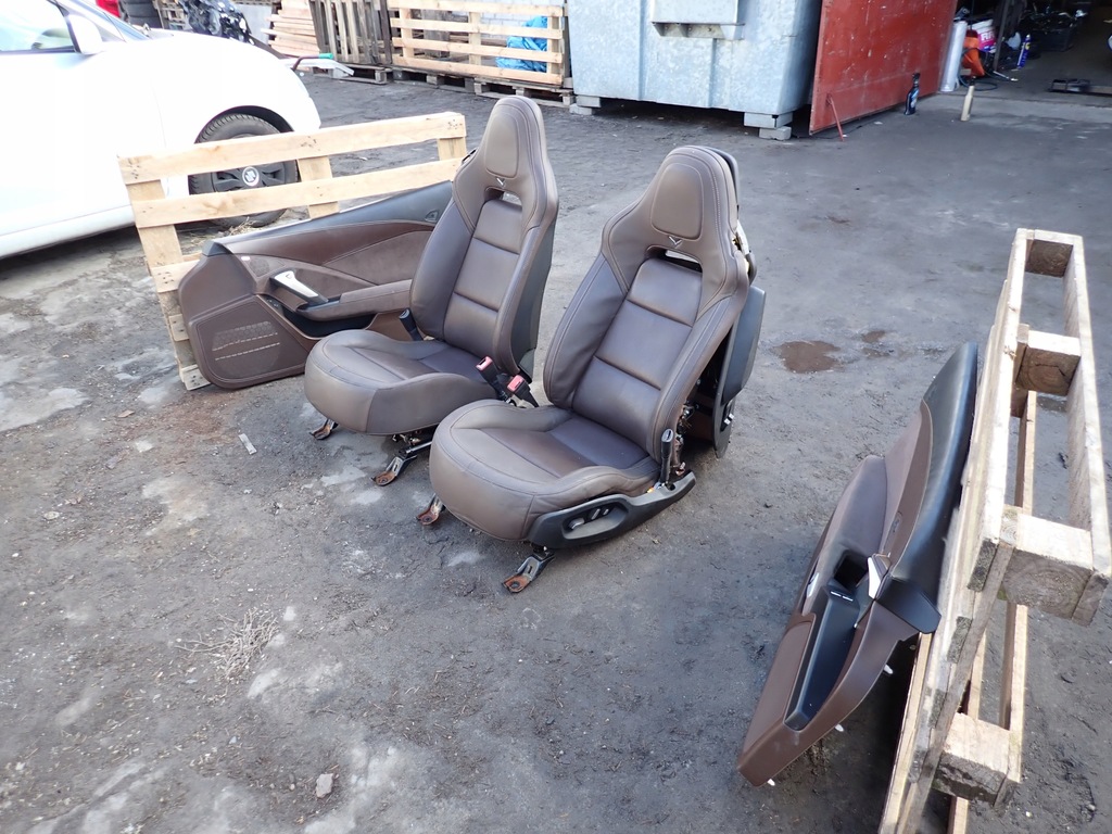 фото №9, Оббивка сидіння з обшивки дверей kpl chevrolet corvette c7 2014-