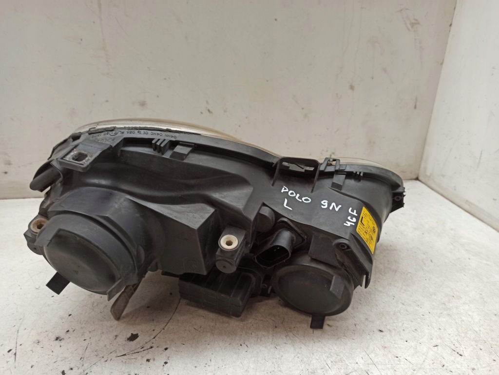 фото №7, Vw polo 9n панель фары лампа левая передняя 6q1941007m !повреждённая!