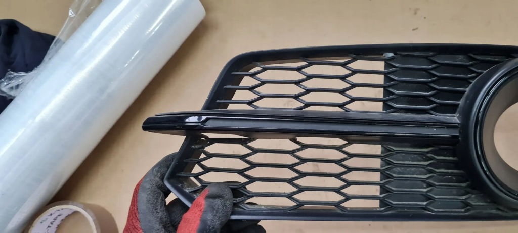 фото №10, S6 c7 4g lift решітка бампера ліва лівий перед pod радар 4g0807681ag black