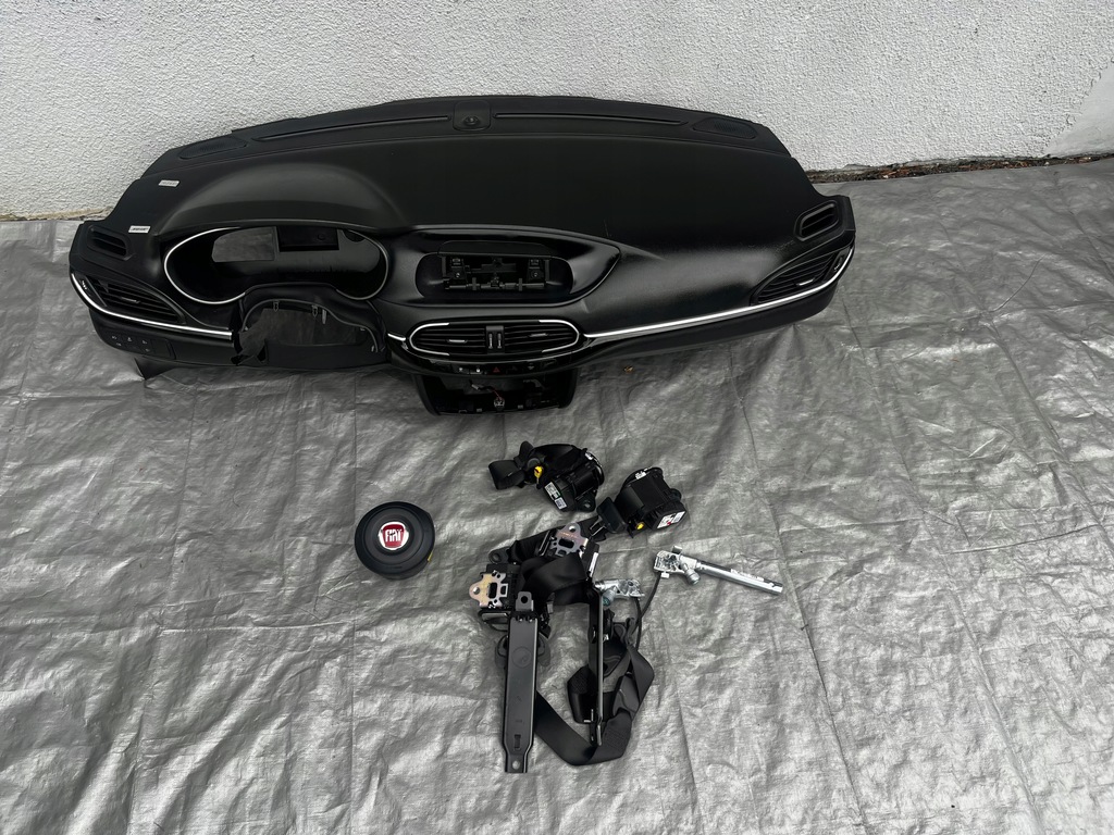 фото №7, Fiat tipo ii lift консоль панель приладів панель приладів подушки безпеки ремені подушка безпеки 2019-