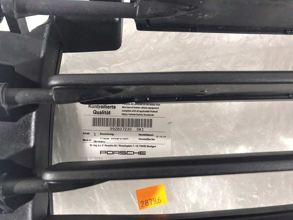 фото №11, Жалюзи радиатора правая porsche 911 992807230ok1