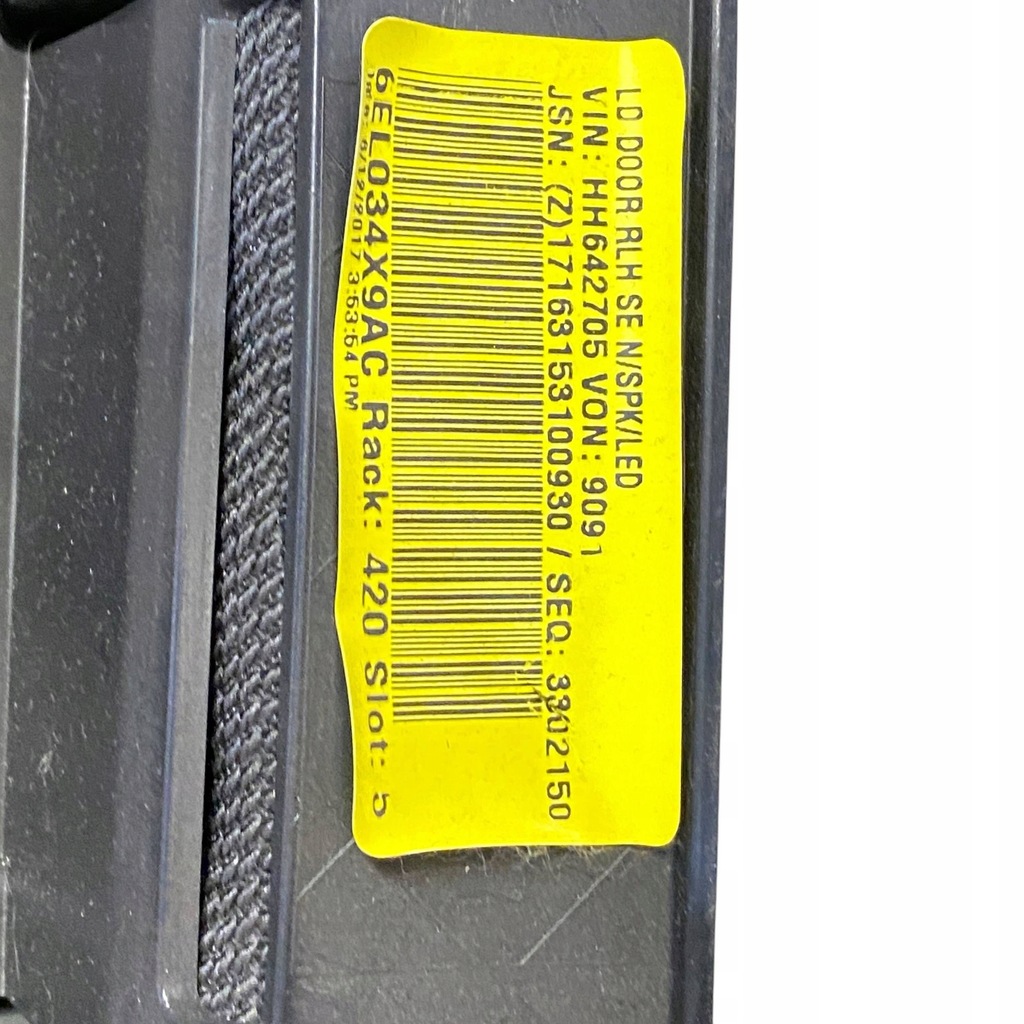 фото №14, Dodge charger 2019 ліва сторона обшивки / обшивка двері задніх