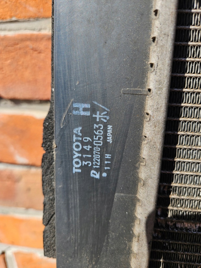 Lexus rx 2 03-09 rx350 3.5 b радіатор води 122070-0563 Ціна