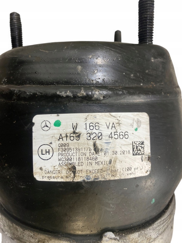 фото №13, Mercedes-benz gls x166 2018 передний амортизатор подвеска пневматический