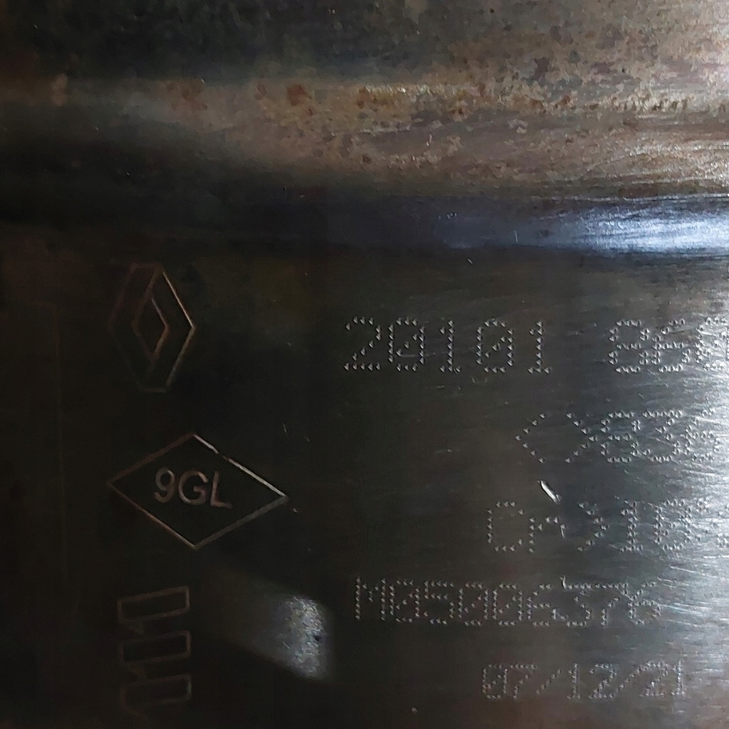 фото №13, Renault arkana 1,3tce катализатор гаситель выхлоп оригинальный 201018605r