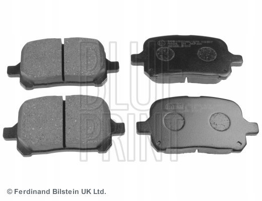 фото №2, Тормозные диски тормозные колодки перед blue print toyota camry