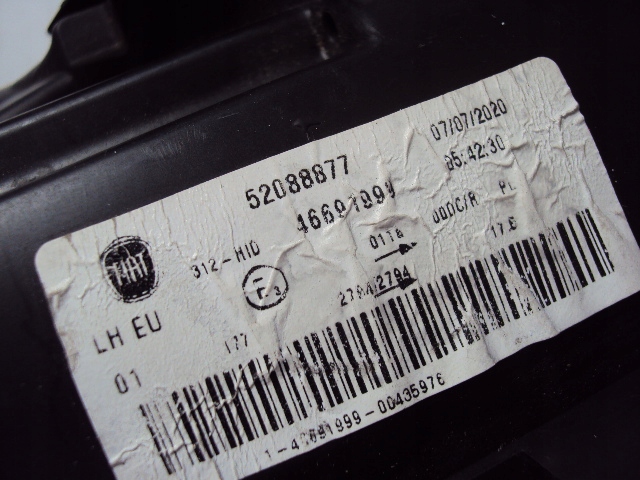 фото №8, Лампа лівий перед ксенон fiat 500 2007-