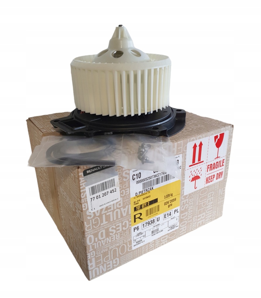 фото №1, Вентилятор салона вентилятор espace iv 7701207452