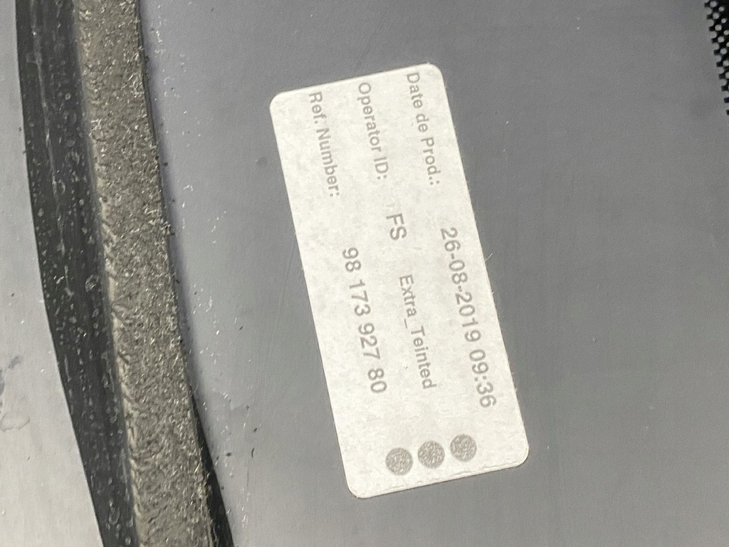 фото №9, Peugeot traveller стекло боковая левая задняя задняя 9817392780