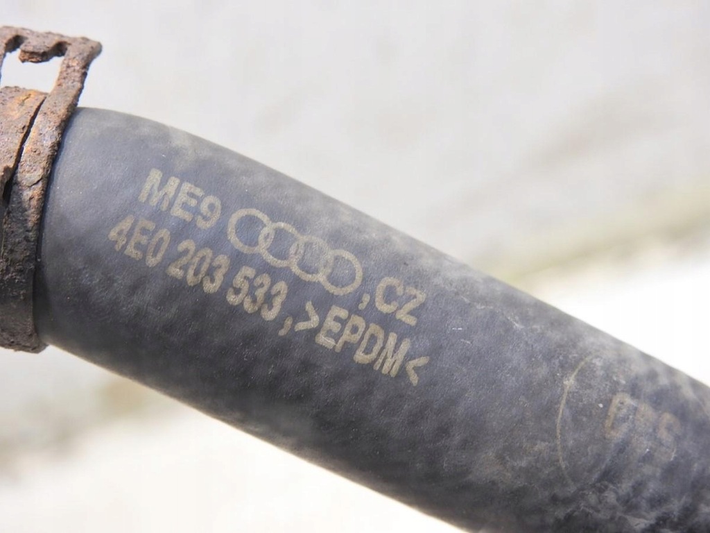 фото №6, Wąż труба wody audi a8 d3 4.0 v8 tdi 4e0203533