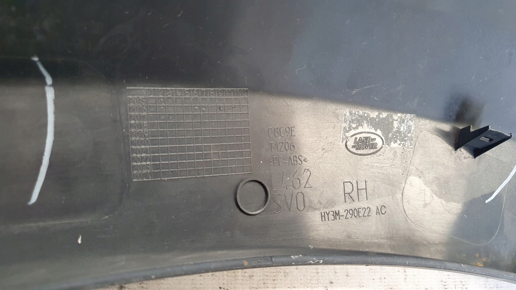 фото №10, Молдинг крыла правая задняя land rover discovery v 16- оригинал