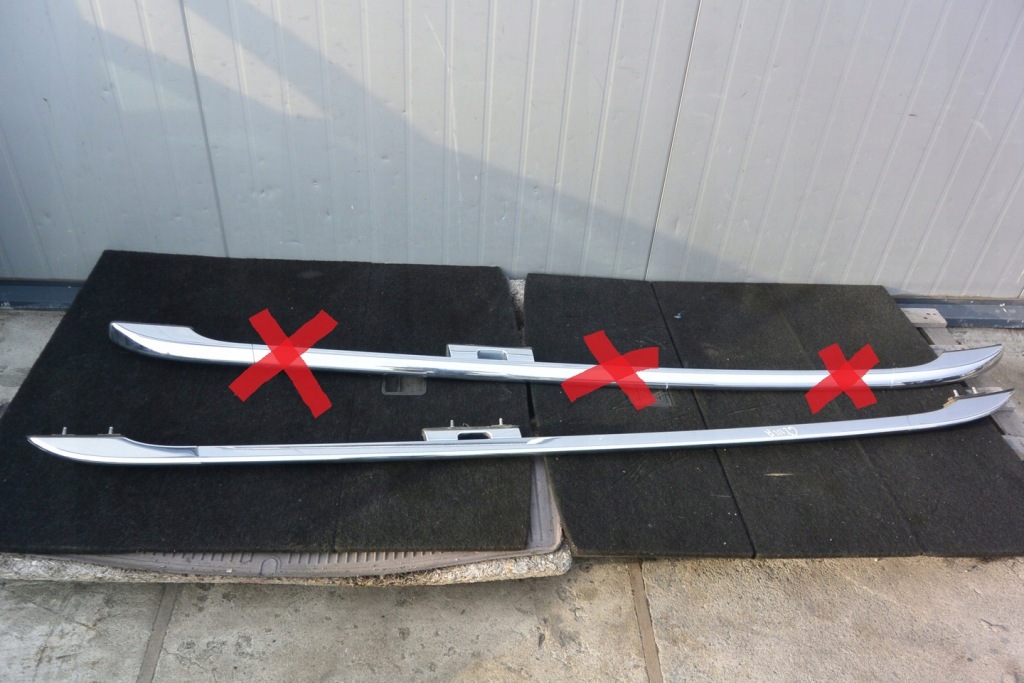 Купить Рейлинги кровельные левое  хром mercedes gl x164 рестайлинг