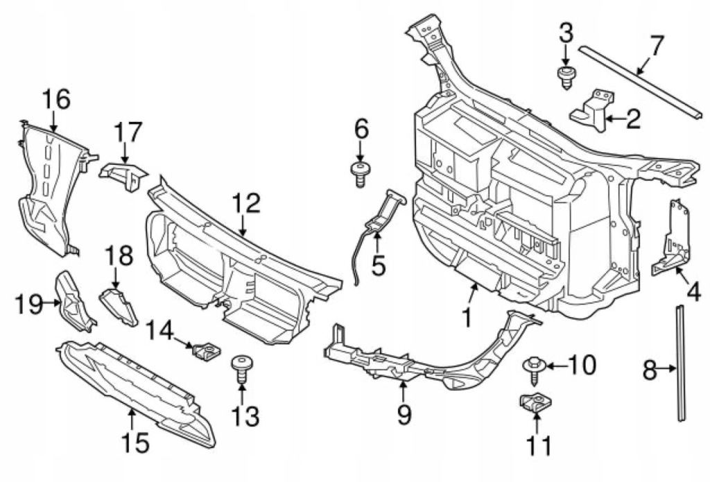 Комплект  x2 напрямна лівий + правий кронштейн кронштейн лампи панель фари bmw x1 e84 09-15 Доставка